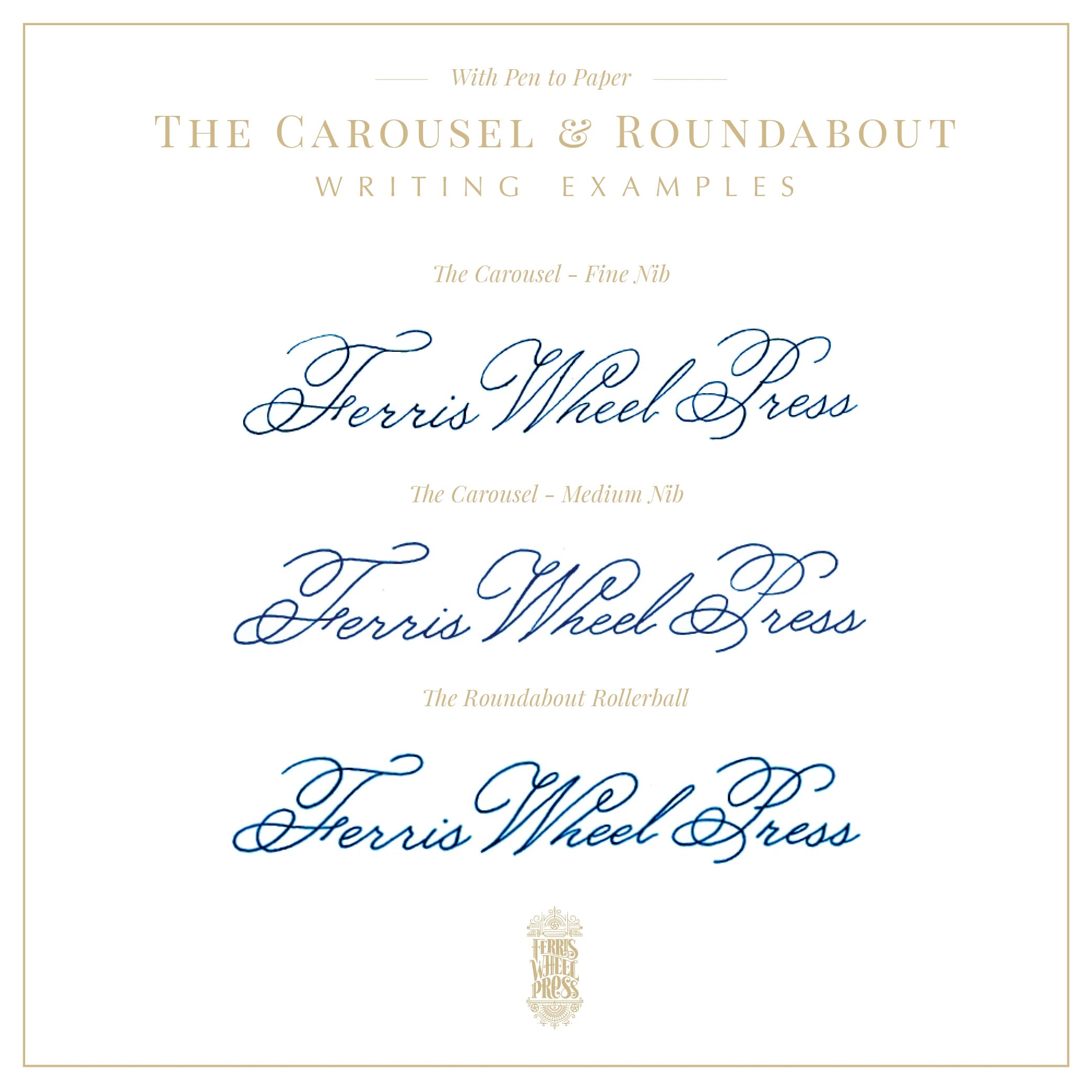 The Carousel Fountain Pen | Granite Guardians - MEDIUM #CRSL-M-FT2515