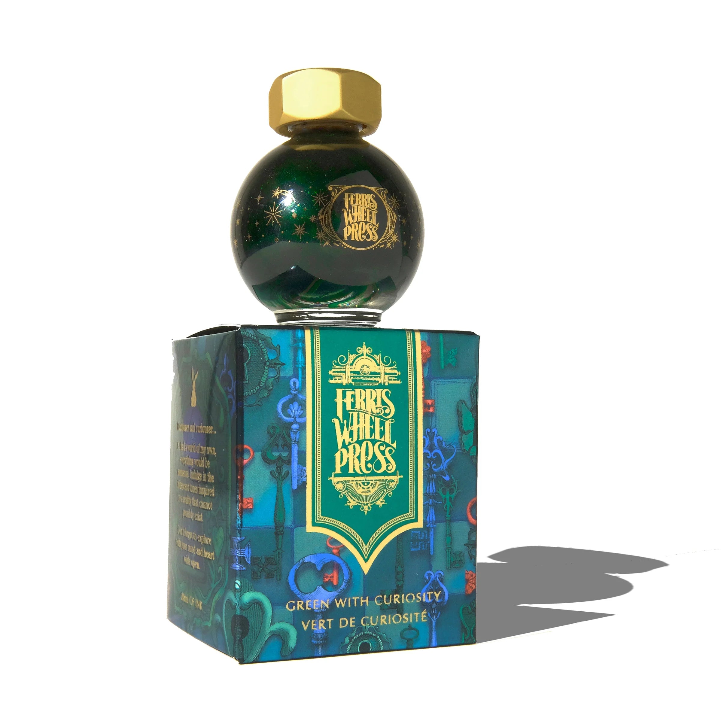 Down the Rabbit Hole | 20 mL - GREEN WITH CUROSITY #INK-20-GC