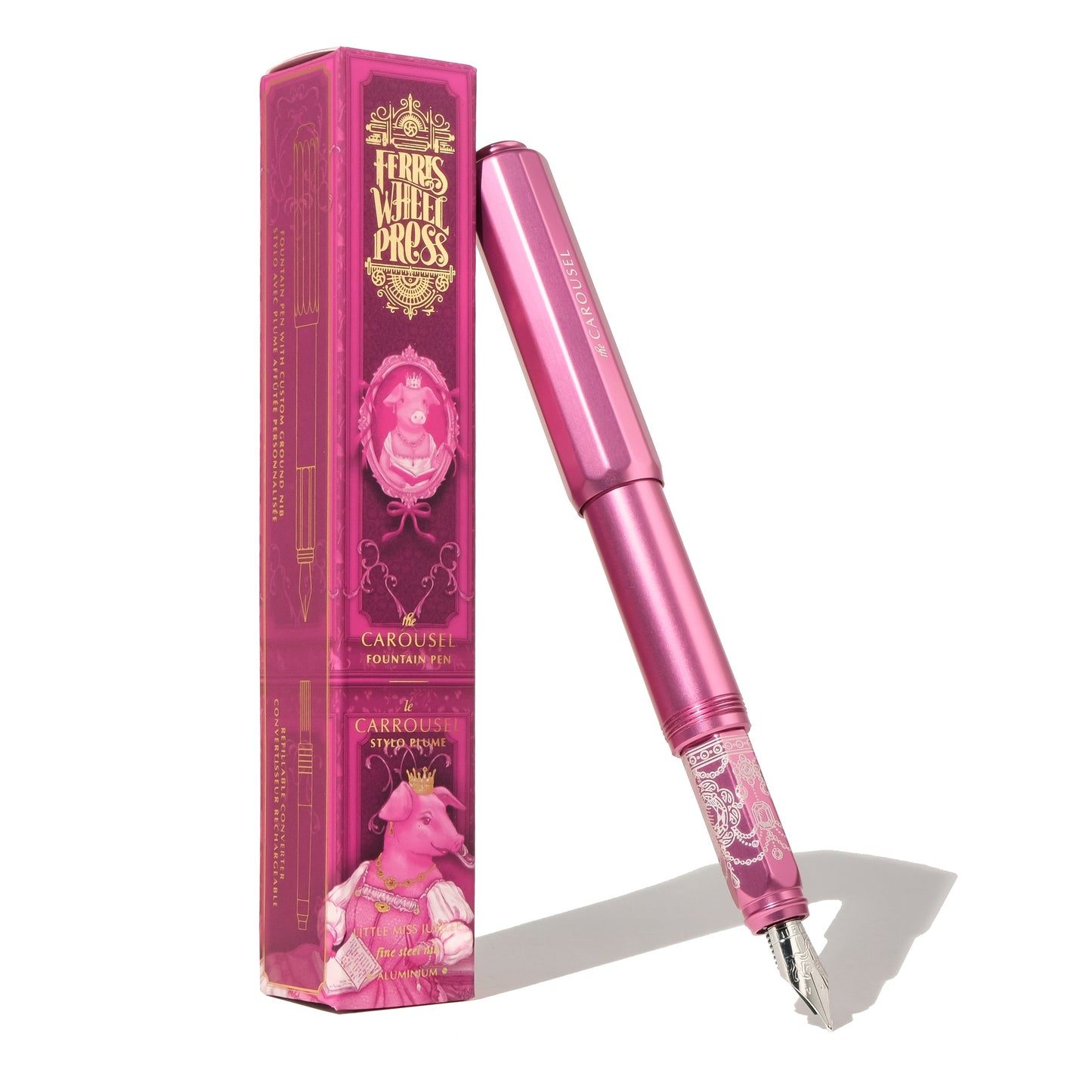 The Carousel Aluminum Fountain Pen | Little Miss Jubilee - FINE