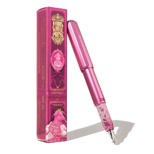 The Carousel Aluminum Fountain Pen | Little Miss Jubilee - MEDIUM