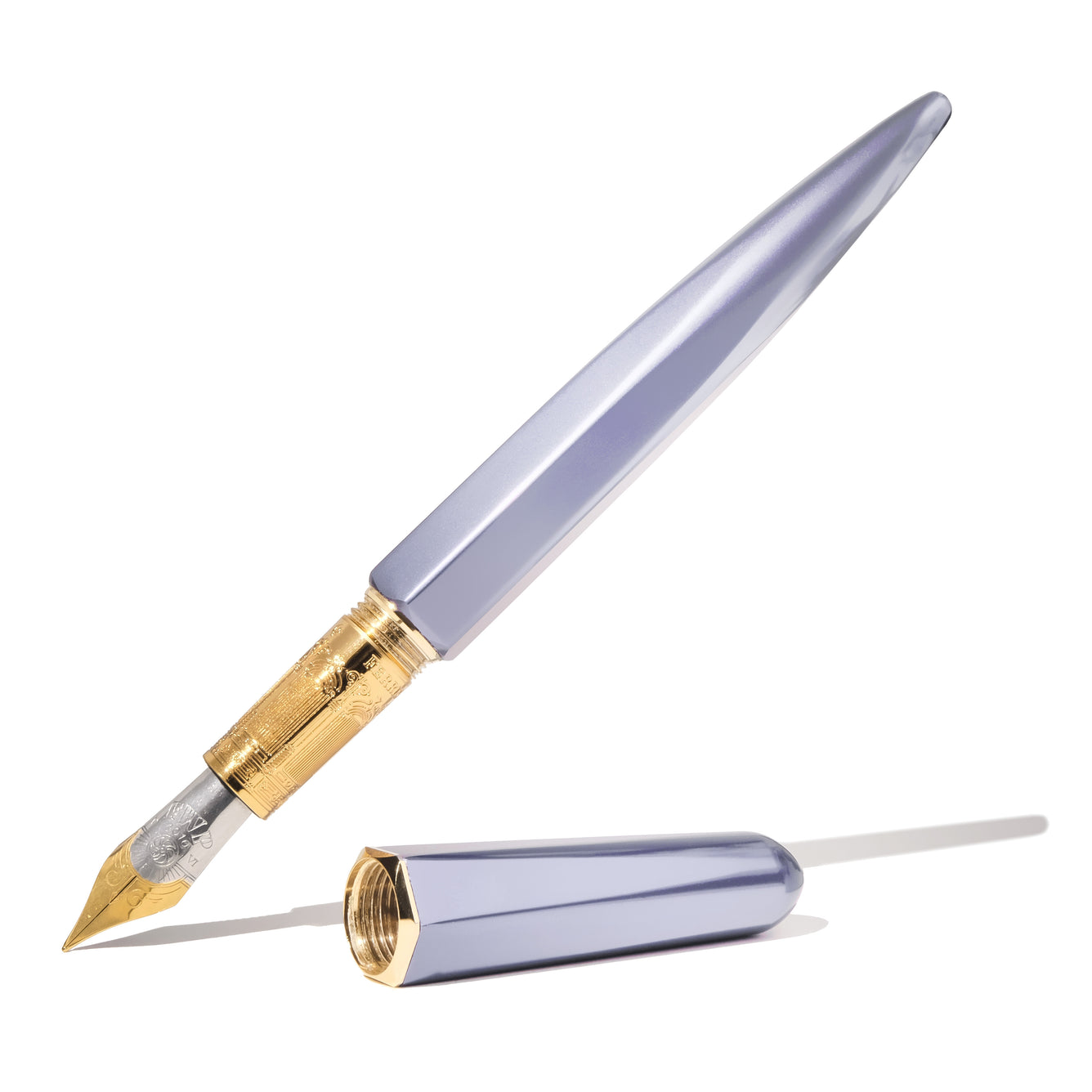 The Marquise Fountain Pen | Pearl Drop Blue - FINE