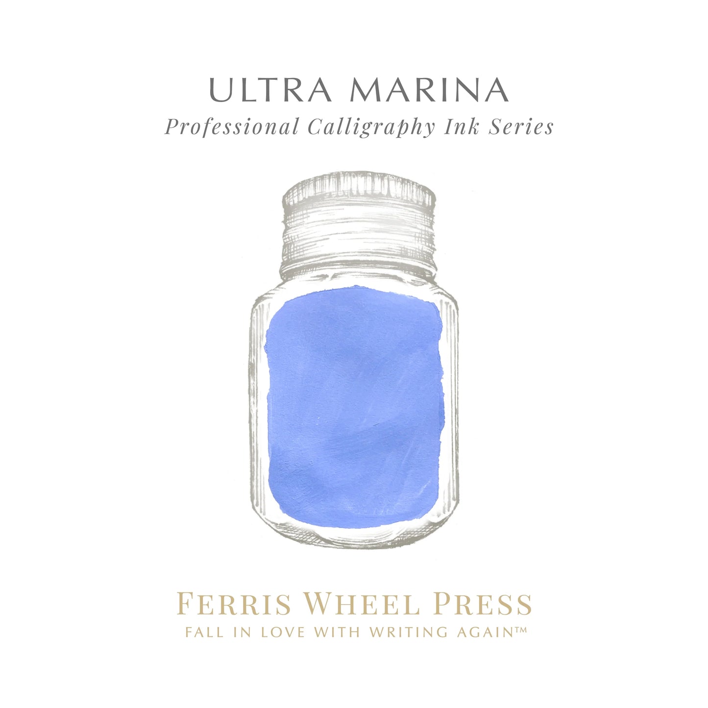 Calligraphy Ink | 28 mL - ULTRA MARINA #CAL-INK-2402