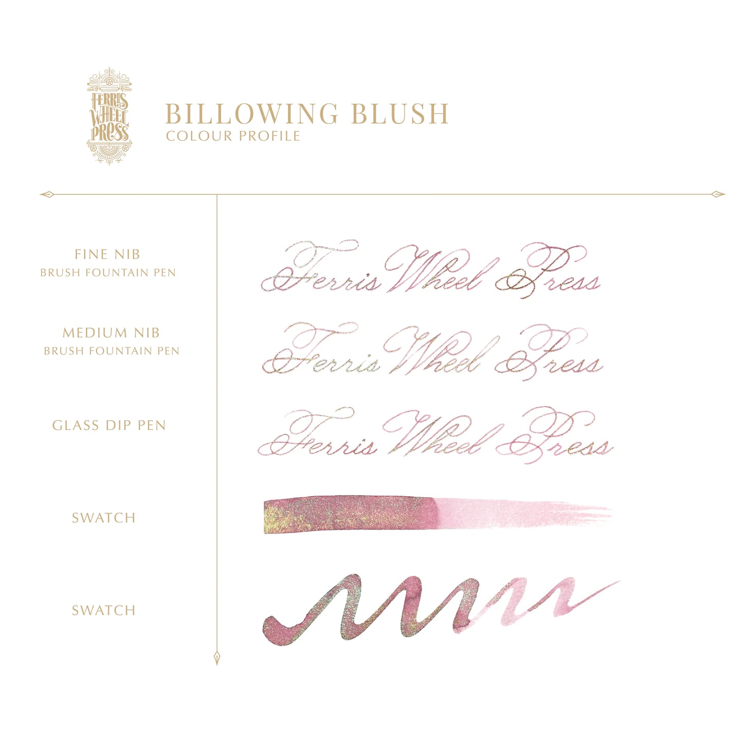 Beauty and the Beast | 20ml - BILLOWING BLUSH #INK-20-FT2405