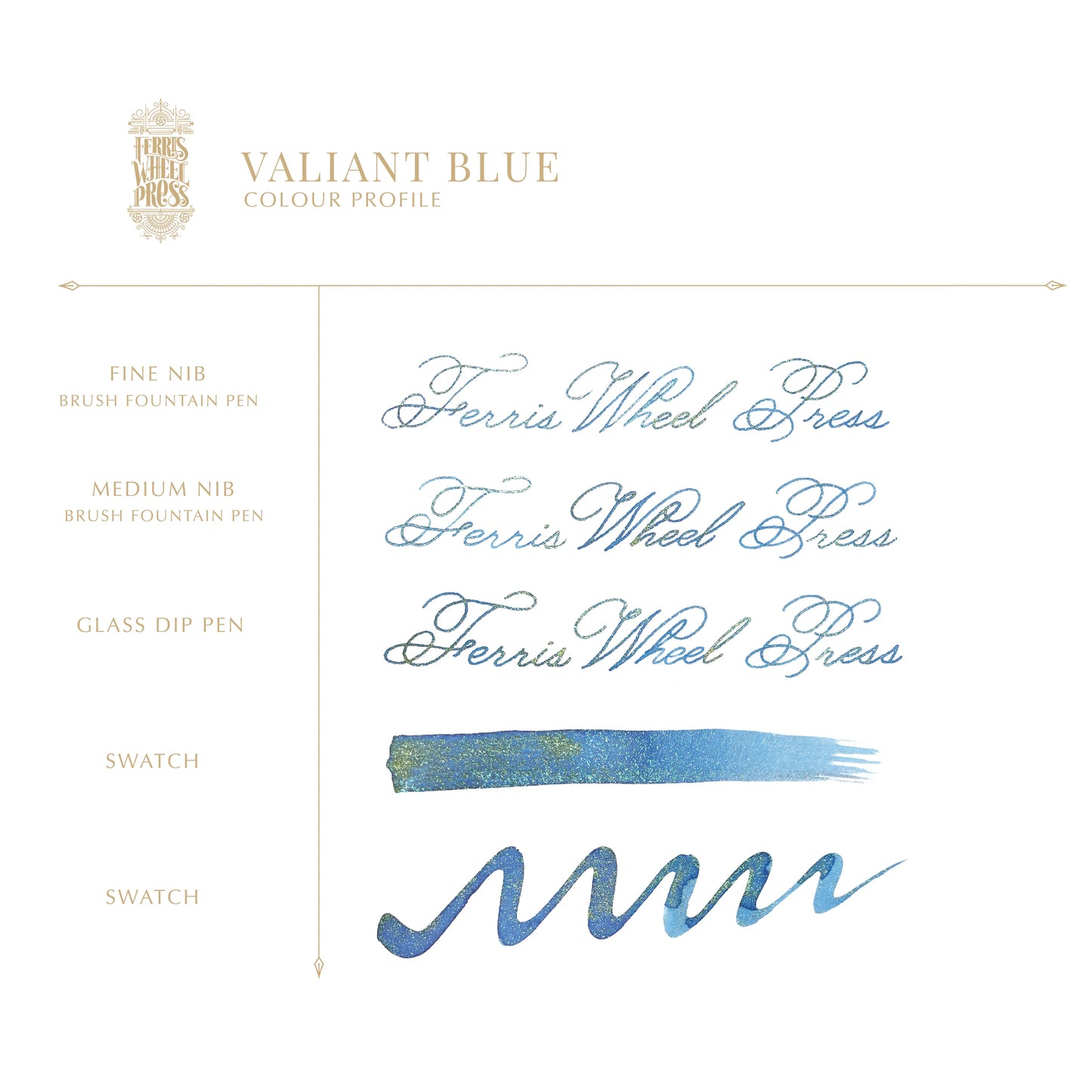 FerriTales | The Beauty and the Beast (20ml) -  VALIANT BLUE #INK-20-FT2406