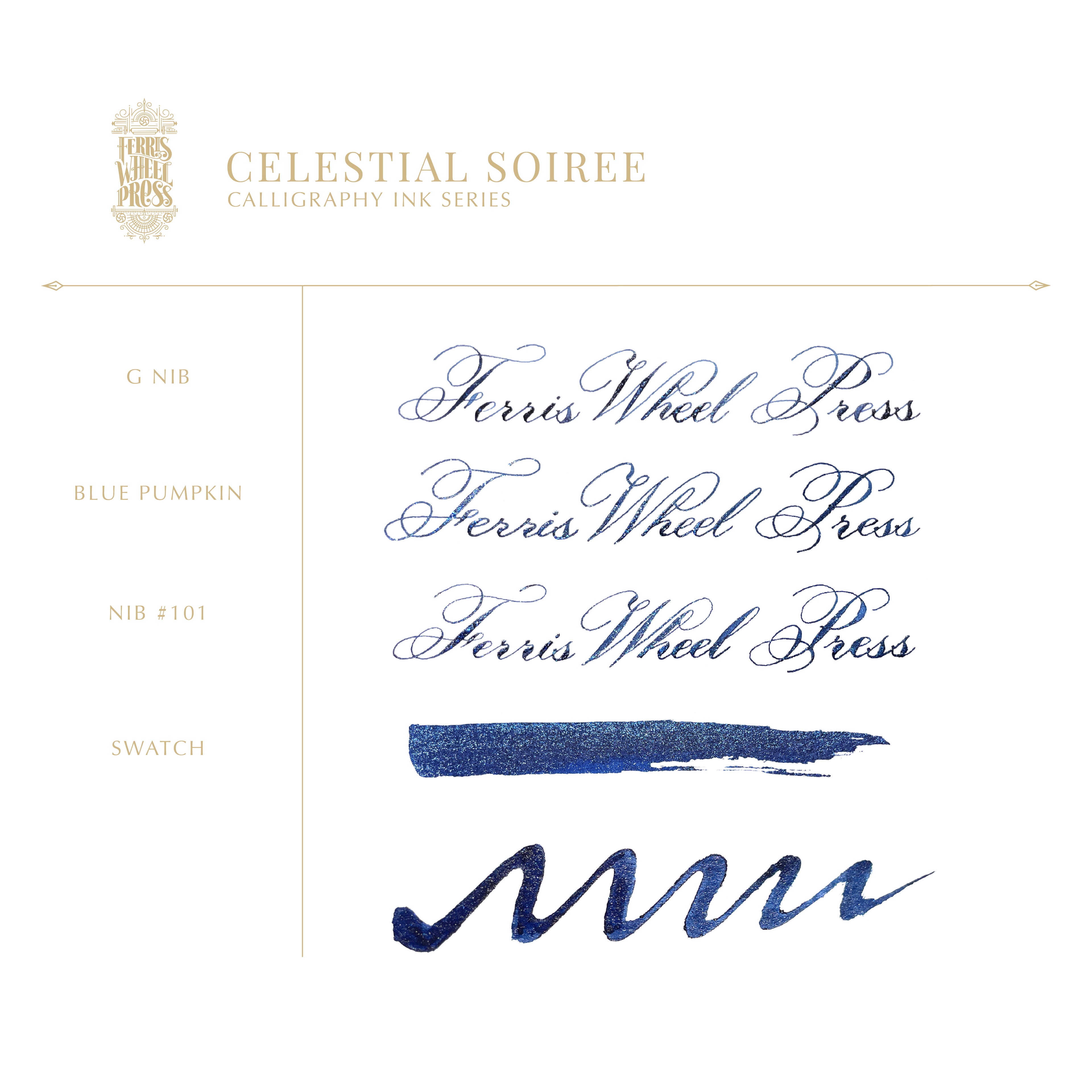 Fanciful Events Calligraphy Ink | 28 mL - CELESTIAL SOIREE #CAL-INK-CS