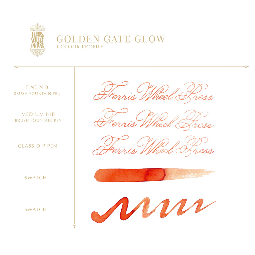 Rêver de Californie | GOLDEN GATE LUEUR #INK-38-GGG