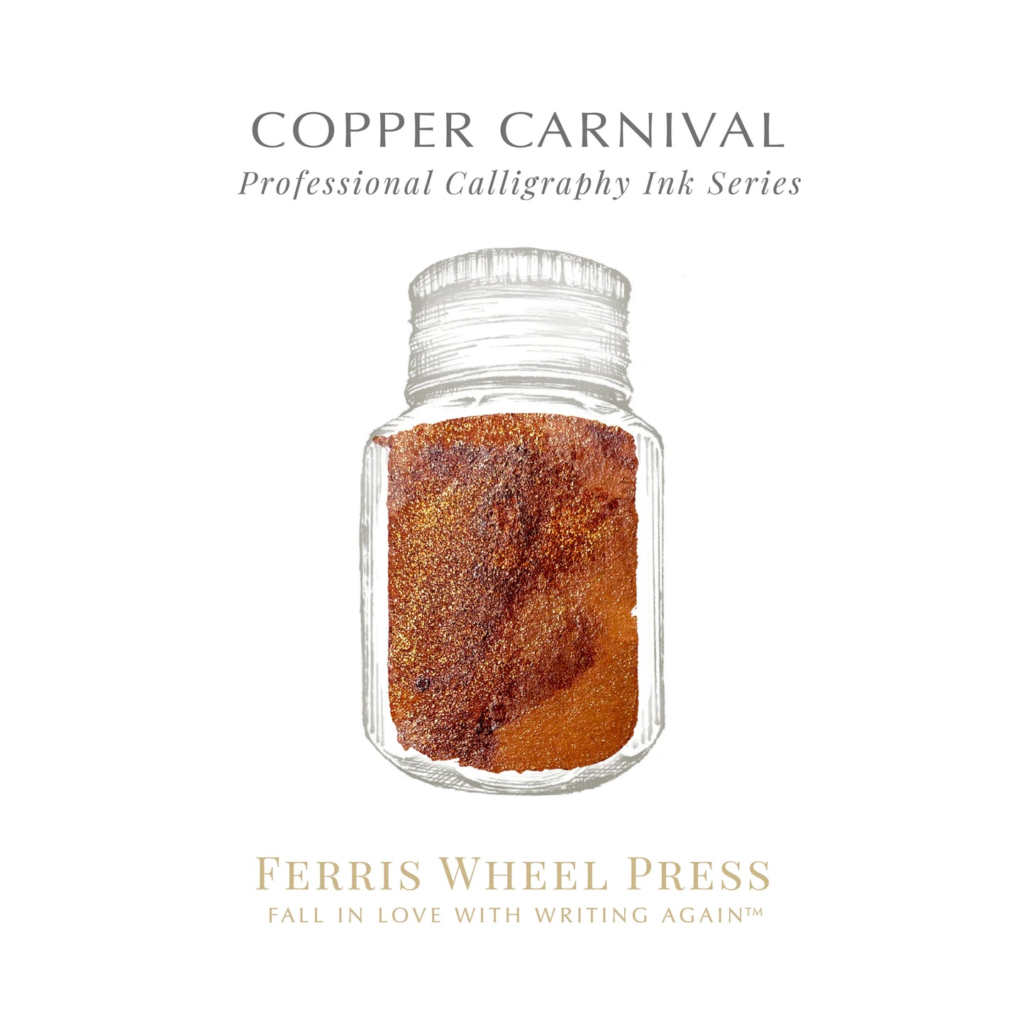 Calligraphy Ink | 28ml - Copper Carnival #CAL-INK-2408