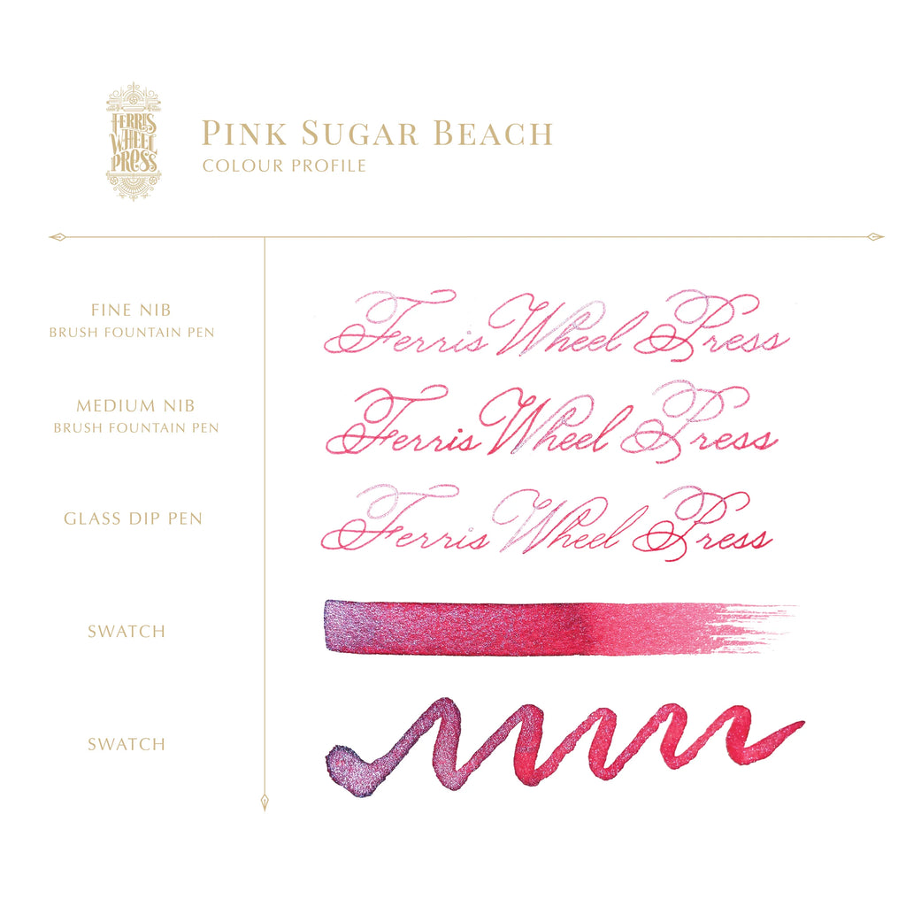 Collection Plage de sucre | PLAGE DE SUCRE ROSE #INK-38-PSB
