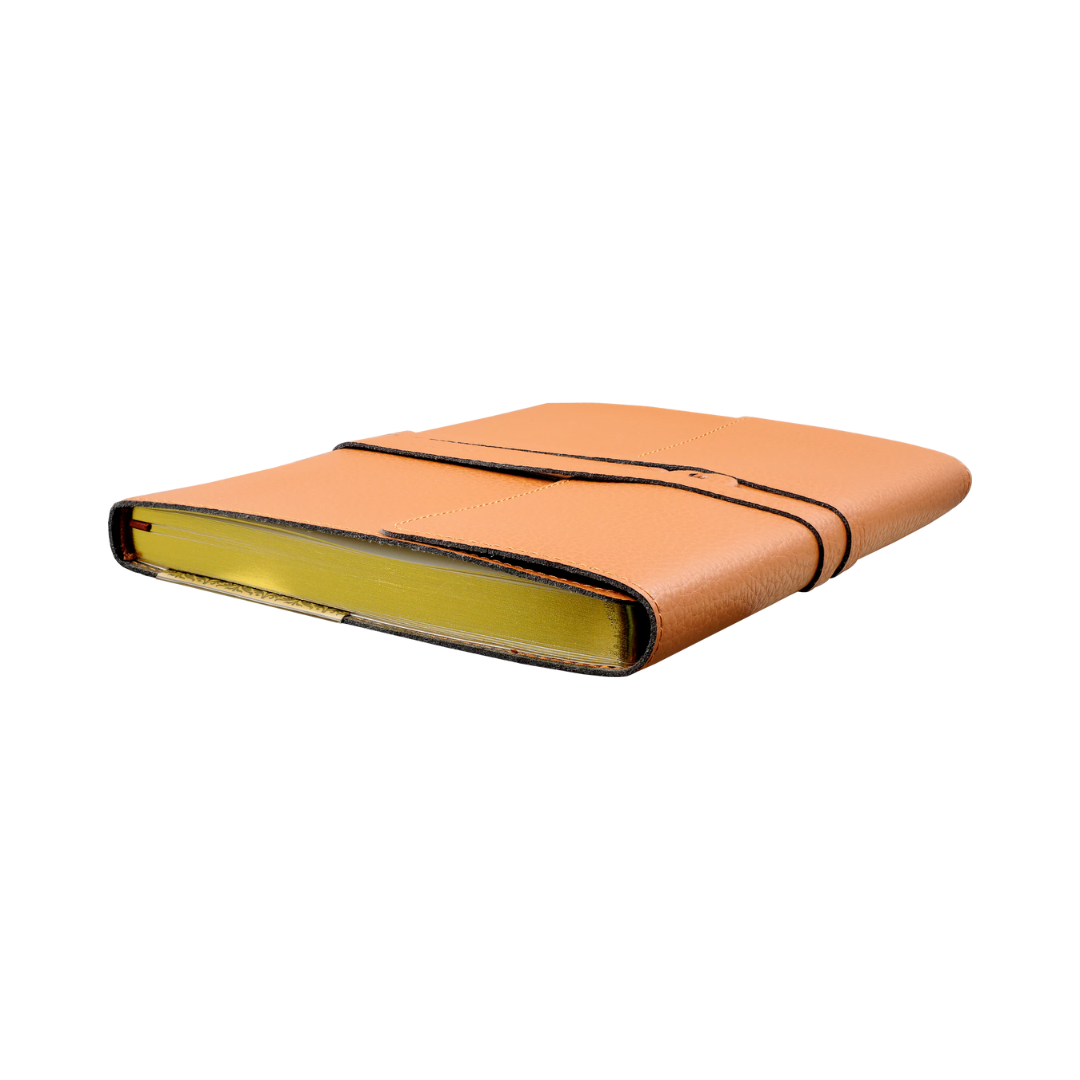 Journal | Faux Leather Wrap - BROWN #344861-2