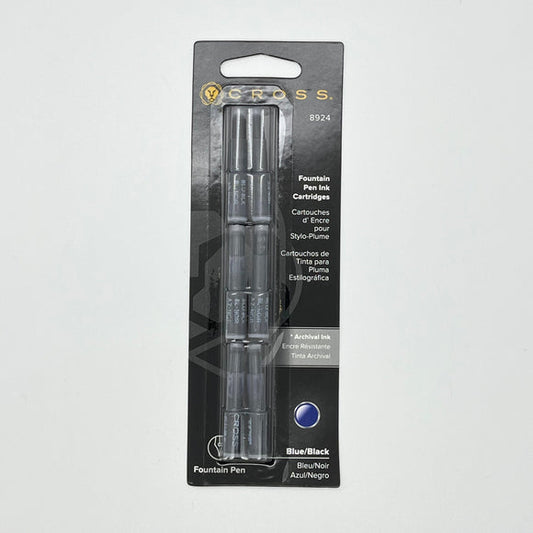 Fountain Pen Refill | Pack of 6 - BLUE-BLACK #8924