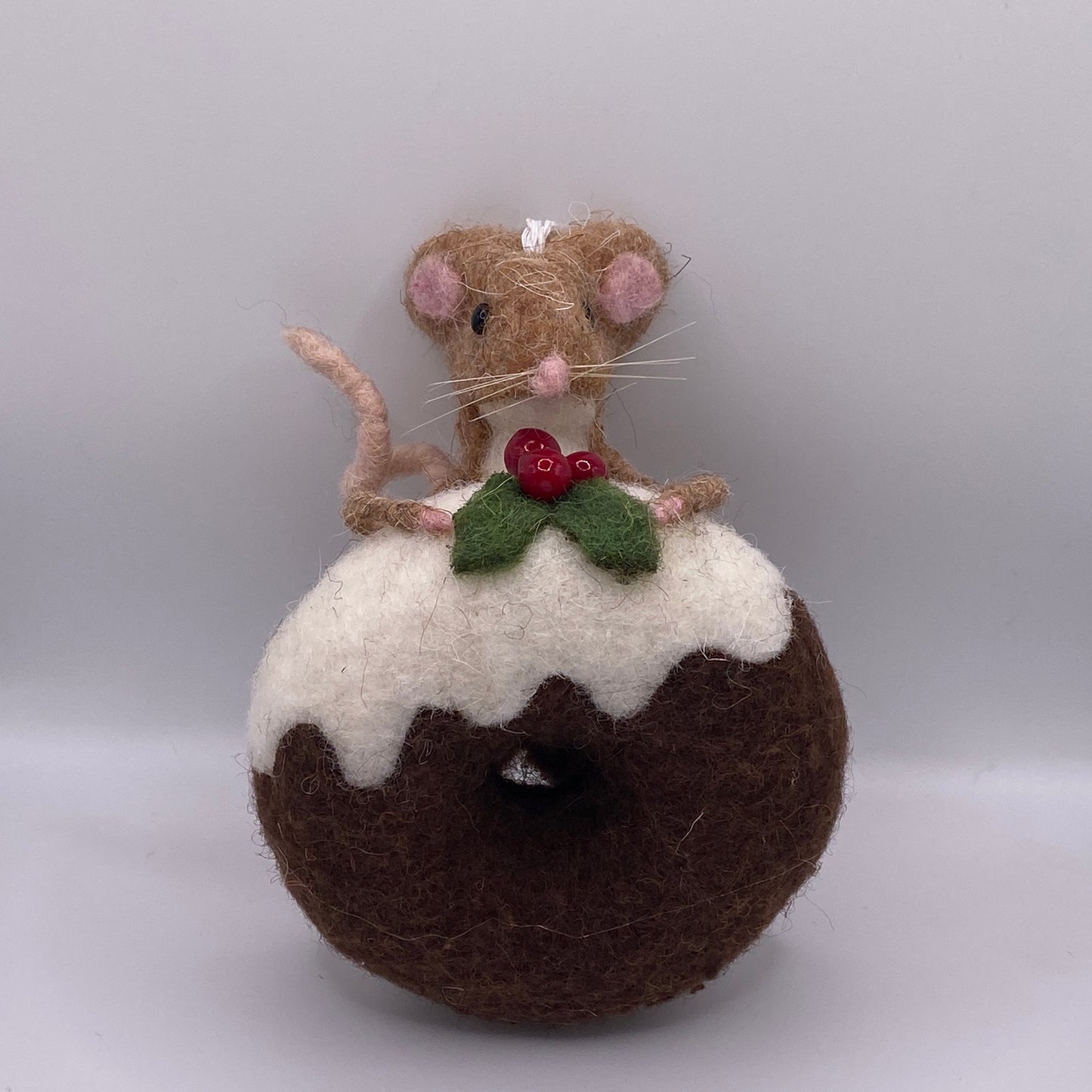 Felt Ornament | Mouse on Donut #27-BAKERY-865