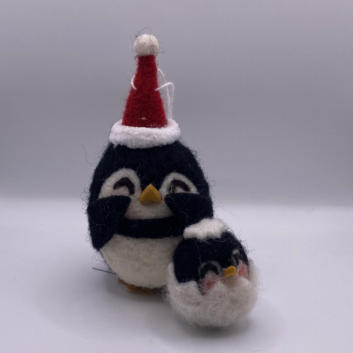 Felt Ornaments | Penguins with Baby #A12733