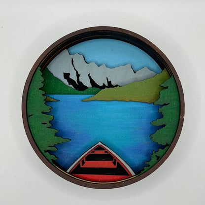 Craft Kit | DIY Shadow Box - PEACEFUL PADDLE #SB0050