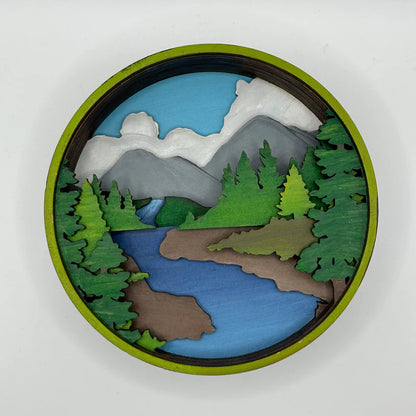 Craft Kit | DIY Shadow Box - FOREST RIVER #SB0041