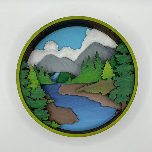 Craft Kit | DIY Shadow Box - FOREST RIVER #SB0041
