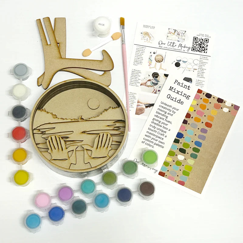 Craft Kit | DIY Shadow Box - LAKE LIFE #SB0047
