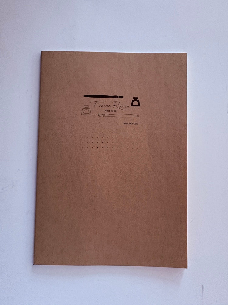 TOMOE RIVER NOTEBOOK/ STITCHED | A5 DOT #SRS-A5M-DW