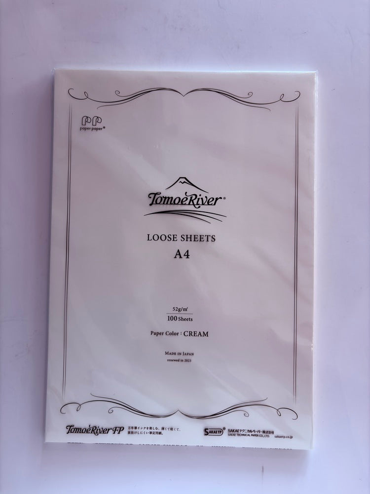 TOMOE RIVER LOOSE SHEETS | A4 CREAM #SR-A4P-C