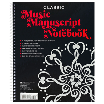 Music Journal | Music Manuscript - BLACK #339669-2
