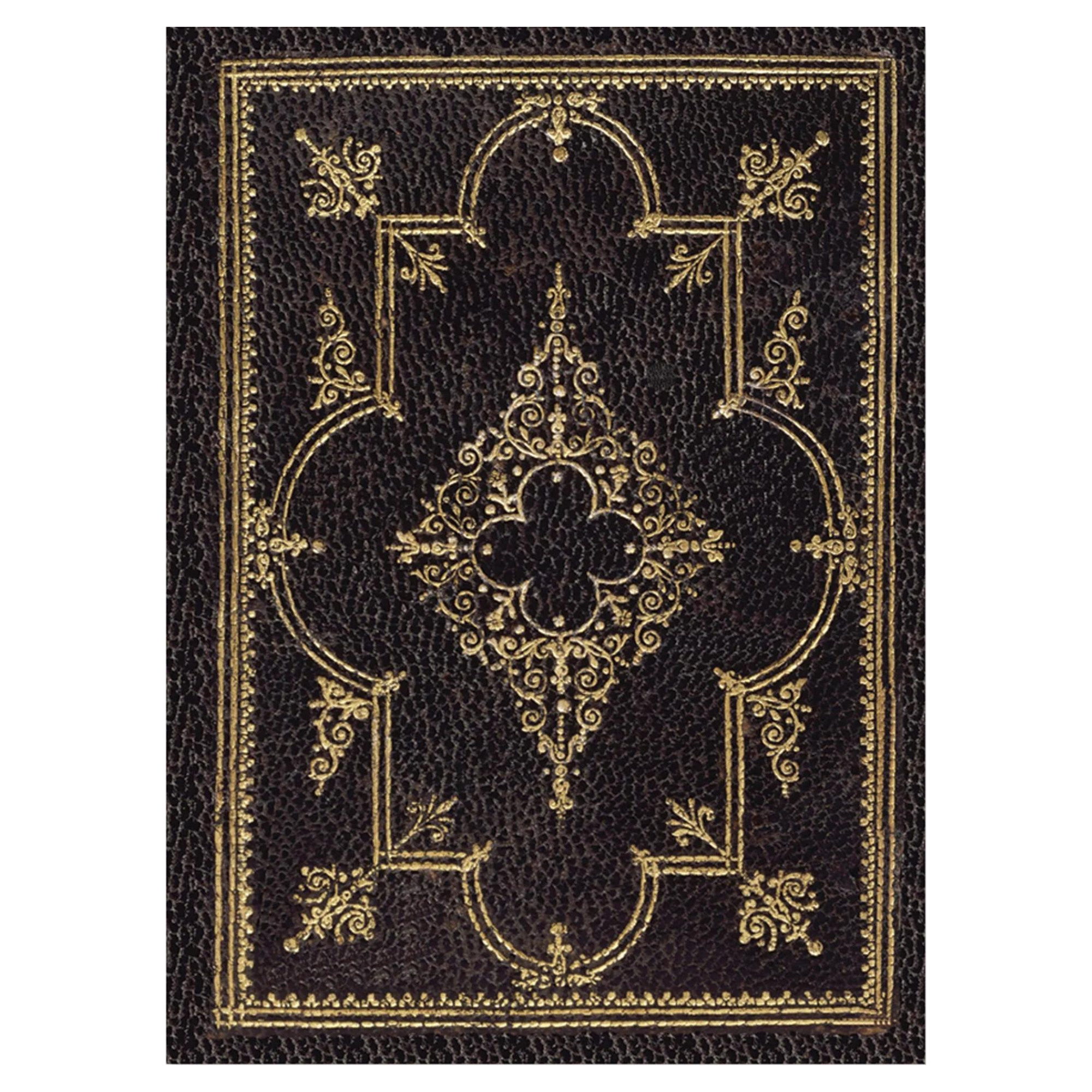 Lined Journal | Gilded Edges - OBSIDIAN #310583-2