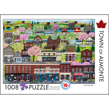 Puzzle 1008 PC | Alice Hinther: Town of Almonte #15-105