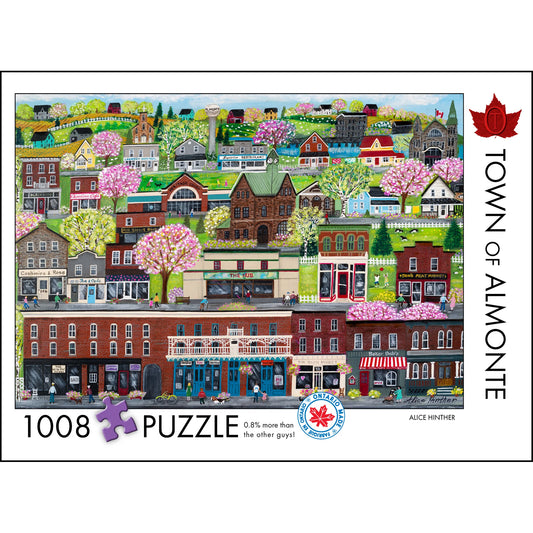 Puzzle 1008 PC | Alice Hinther: Town of Almonte #15-105