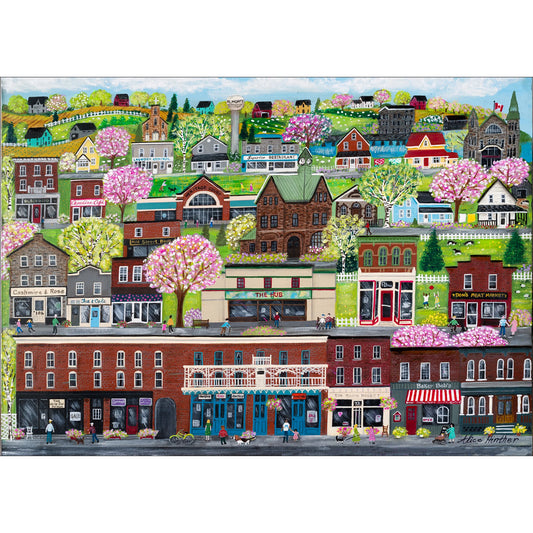 Puzzle 1008 PC | Alice Hinther: Town of Almonte #15-105