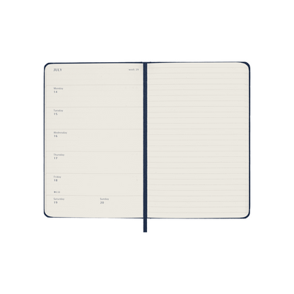 2025 Pocket Planner | WEEKLY Notebook Hardcover - BLUE