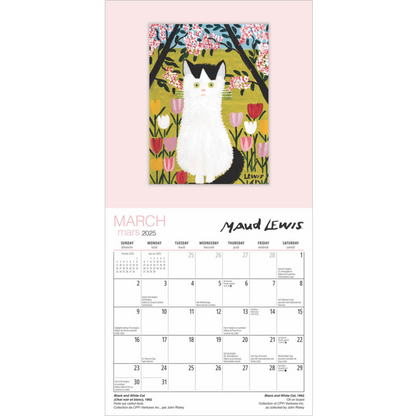 2025 Small Wall Calendar | 7" X 7" - MAUD LEWIS