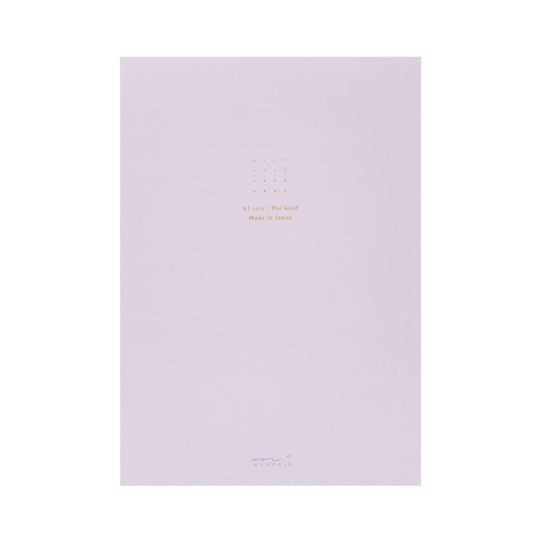 Dot Grid Notepad | A5 Coloured Paper - PURPLE #15341-006