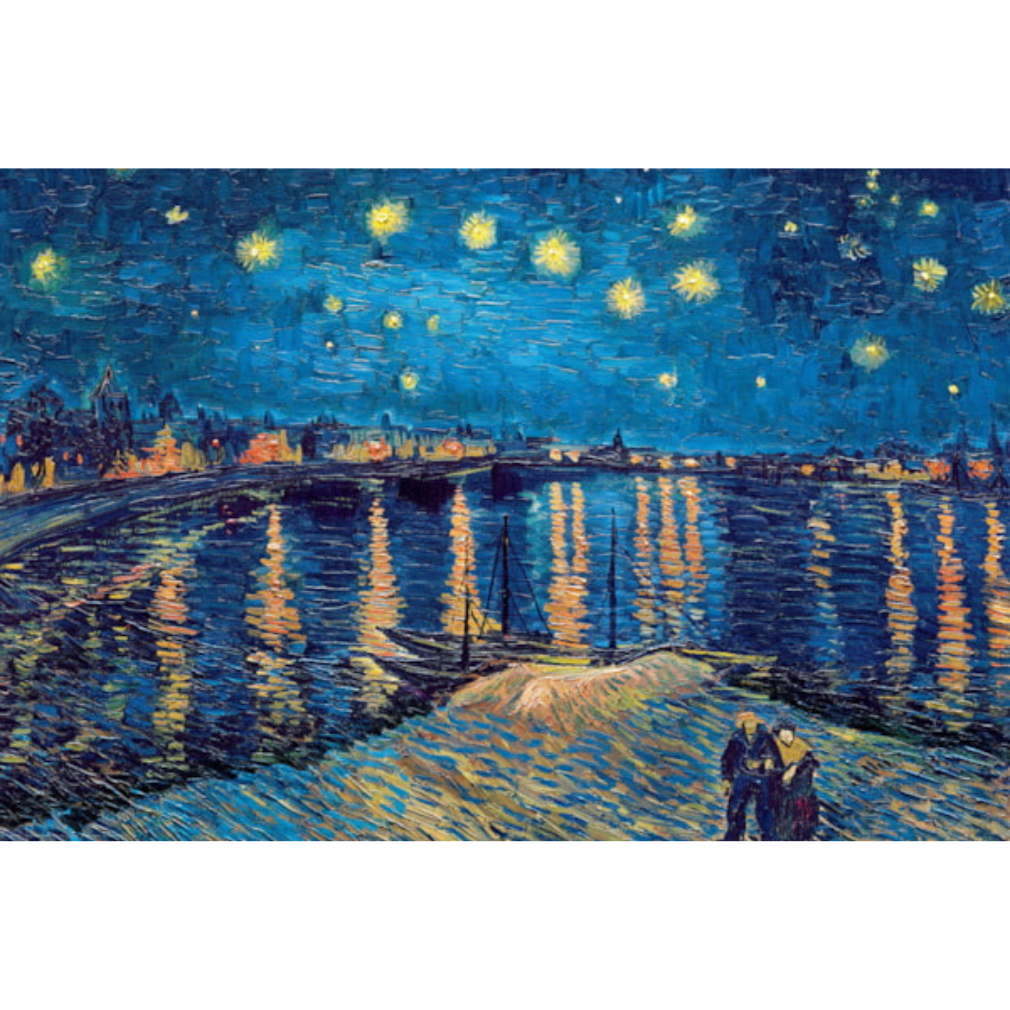Puzzle 1000 PC | Vincent Van Gogh: Starry Night Over Rhone #6000-5708