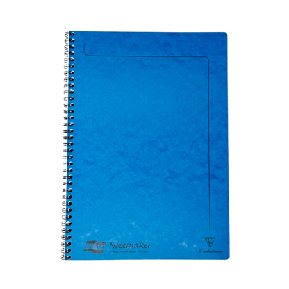 Lined Notebook | A4 Europa Coiled Notebook - BLUE #4865Z