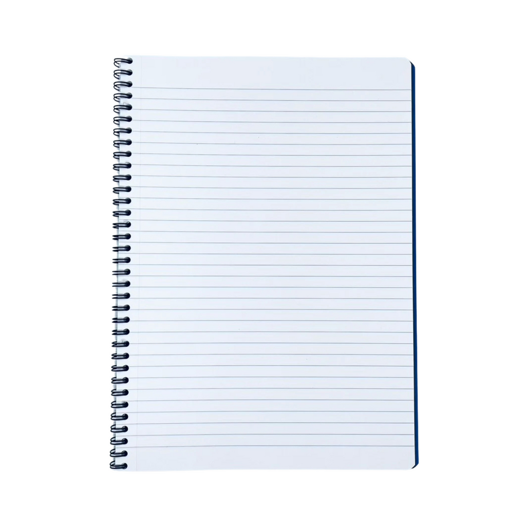 Lined Notebook | A4 Europa Coiled Notebook - LIME #3095Z