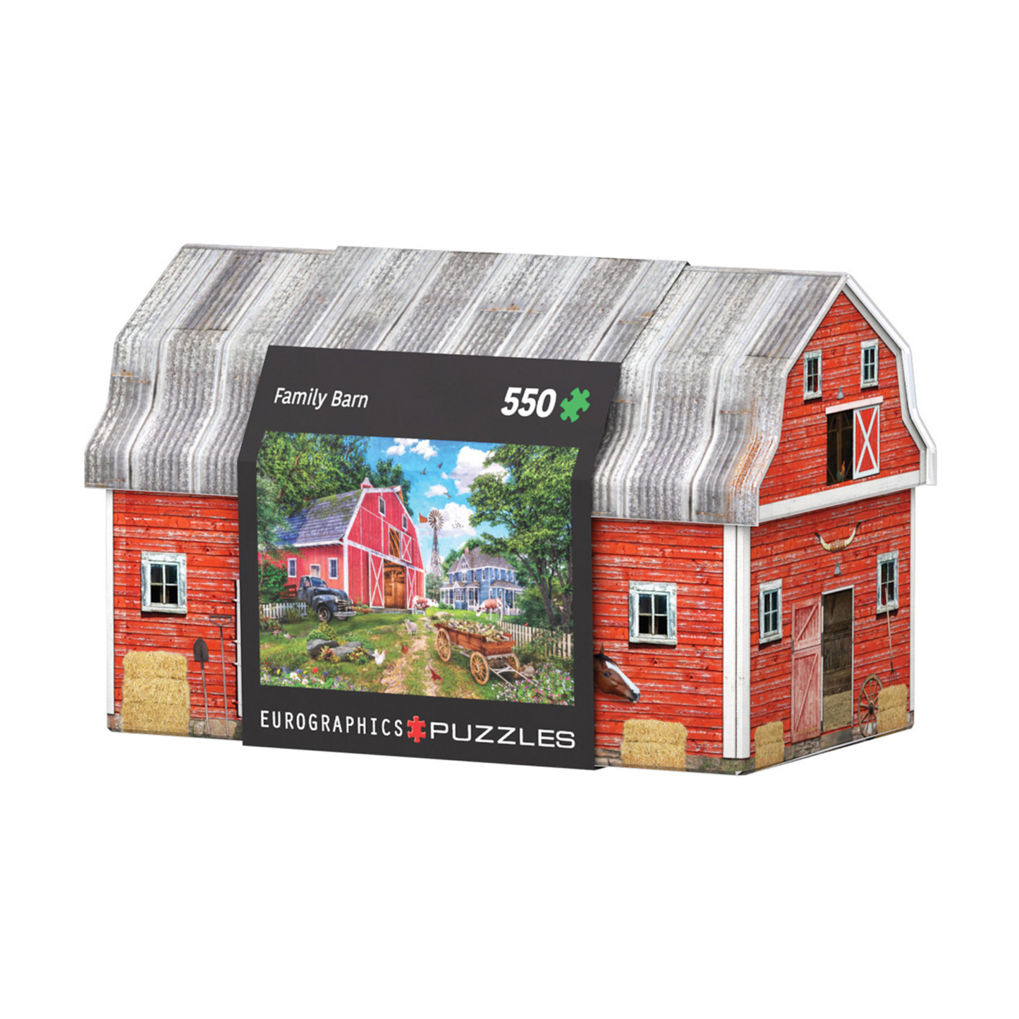 Puzzle 550 PC | Decorative Tin - BARN #8551-5601