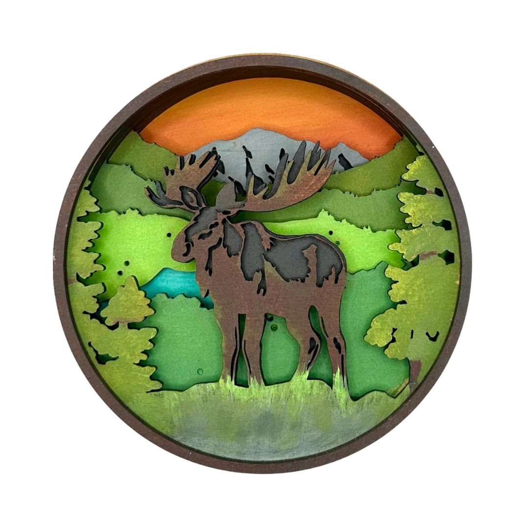 Craft Kit | DIY Shadow Box - MOOSE #SB0060