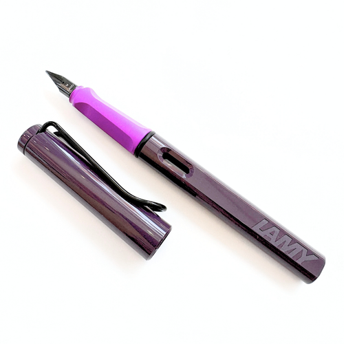 LAMY Fountain Pen | SAFARI KEWI VIOLET BLACKBERRY SHINY | Medium Nib #L0D8M