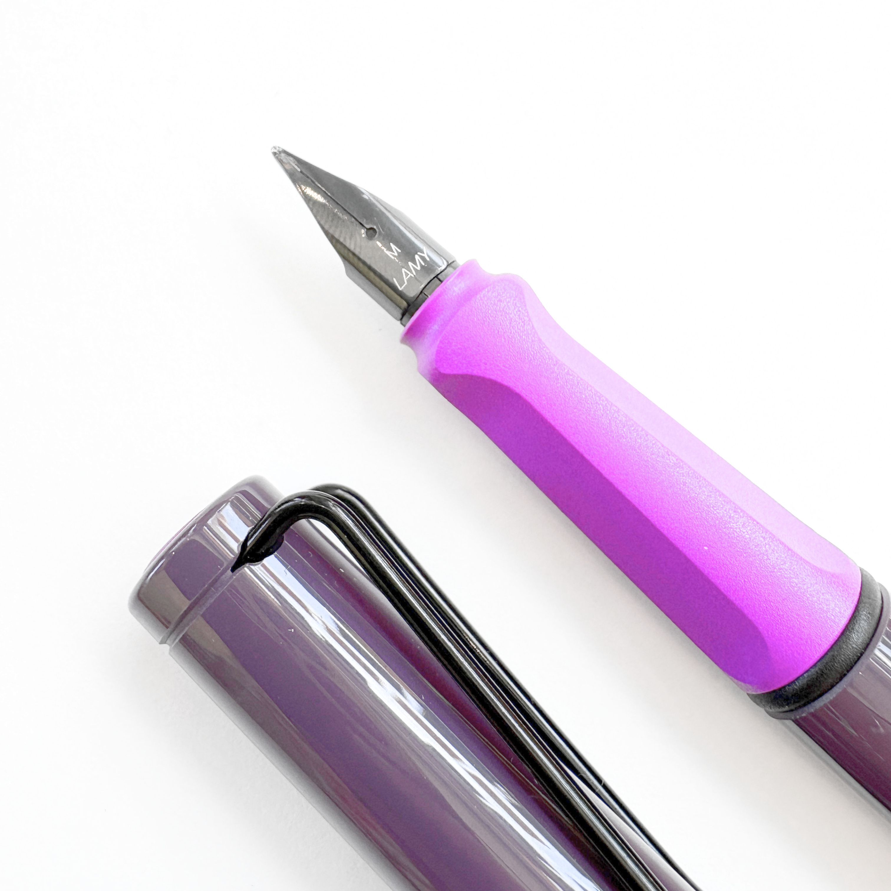 LAMY Fountain Pen | SAFARI KEWI VIOLET BLACKBERRY SHINY | Medium Nib #L0D8M