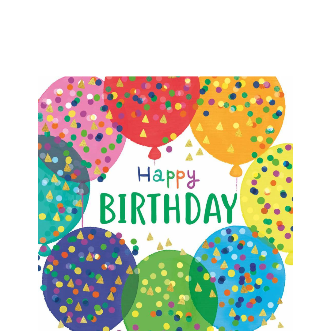 Beverage Napkin | BALLOON & BIRTHDAY #125002600