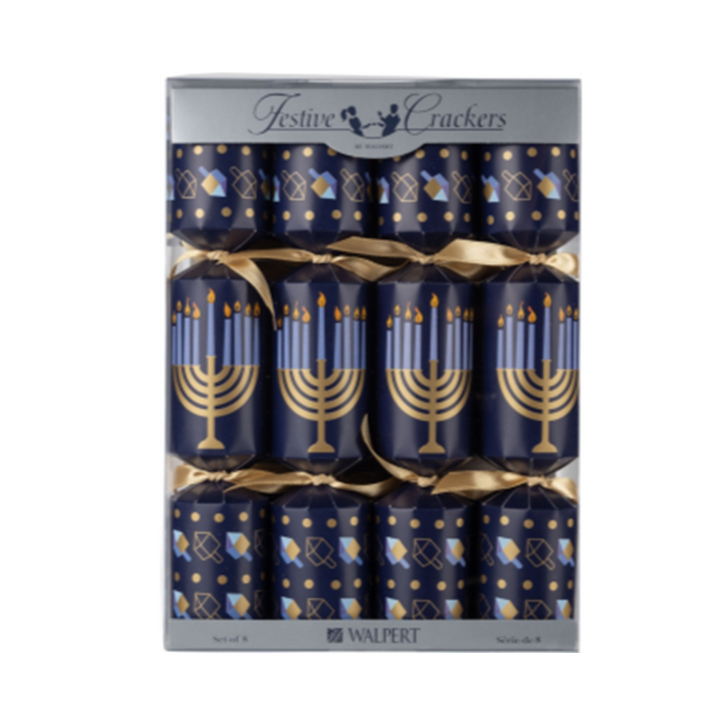 Hanukkah Crackers | DREIDELS & MENORAH #4644-86