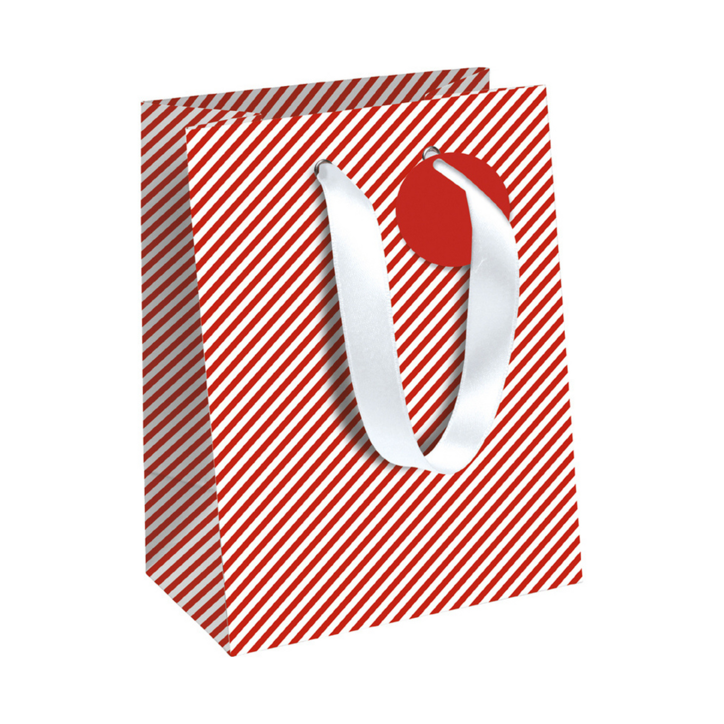 Medium Gift Bag | Candy-cane Stripes #X-34650-3C