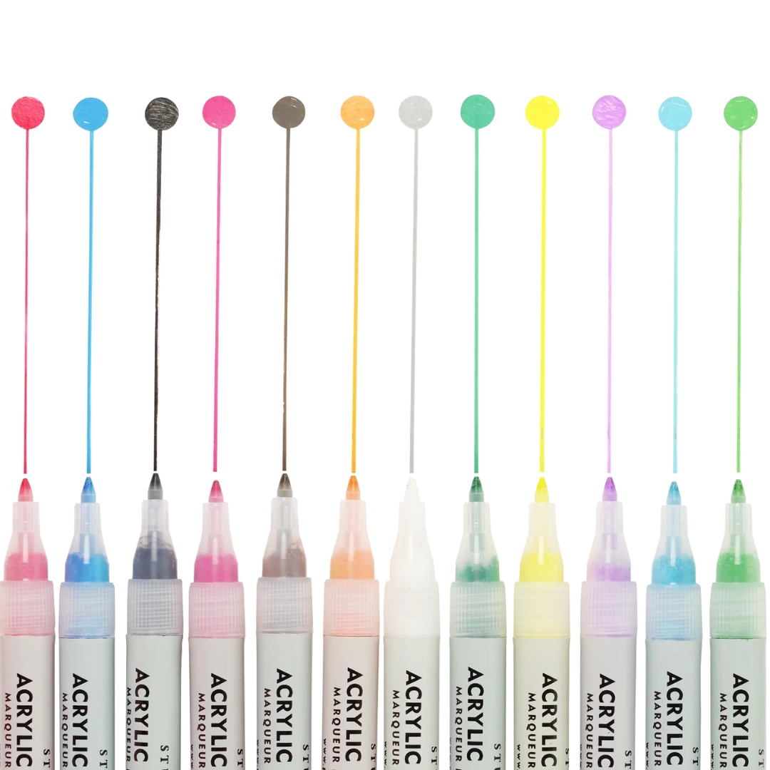 Pen Set | Acrylic Paint Markers - Set of 12 #335142-2