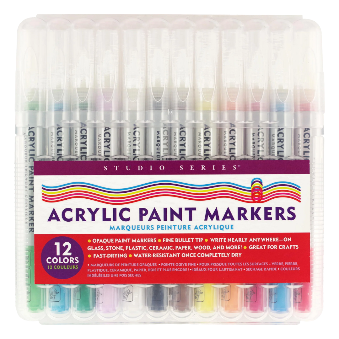 Pen Set | Acrylic Paint Markers - Set of 12 #335142-2