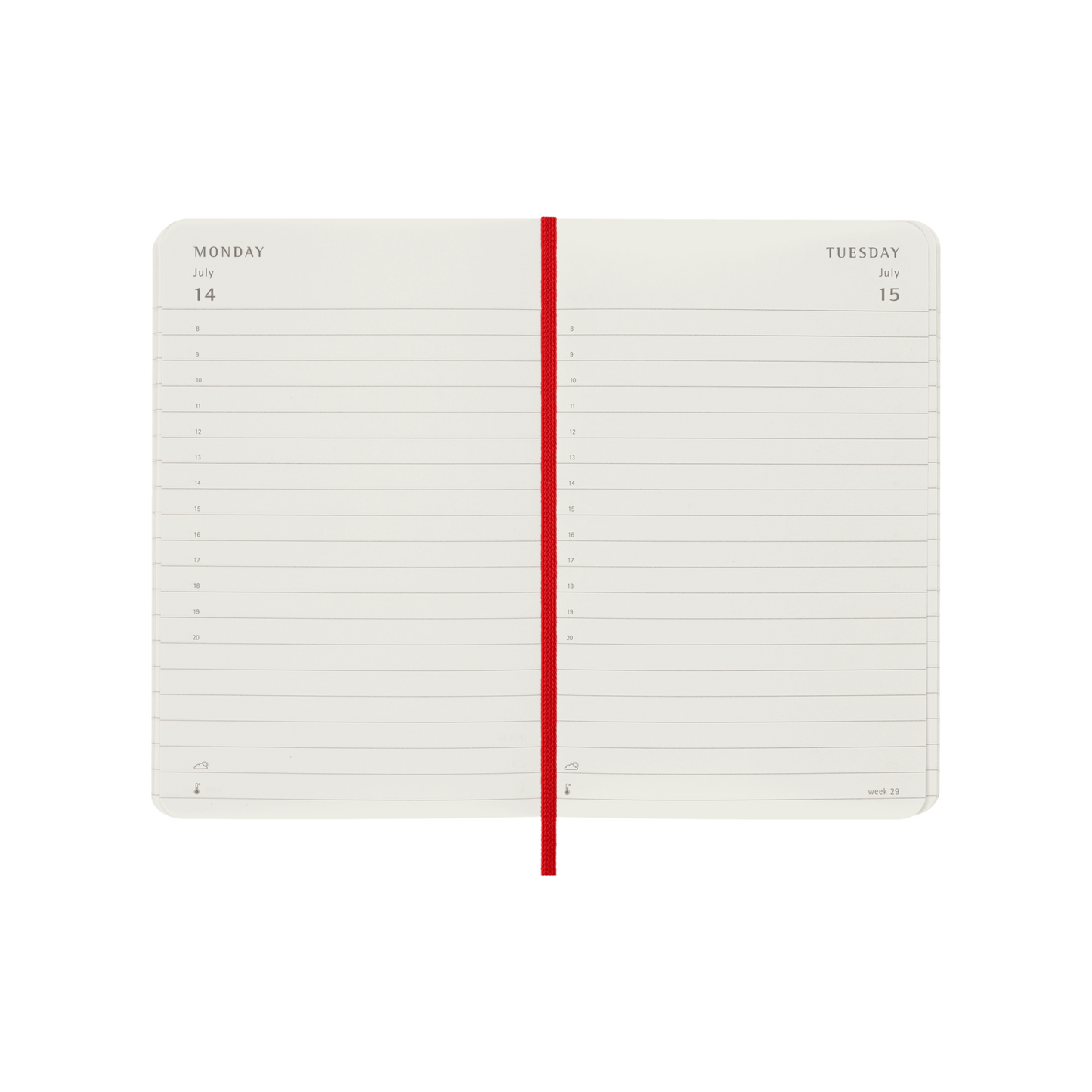 2025 Pocket Planner | DAILY Softcover - RED