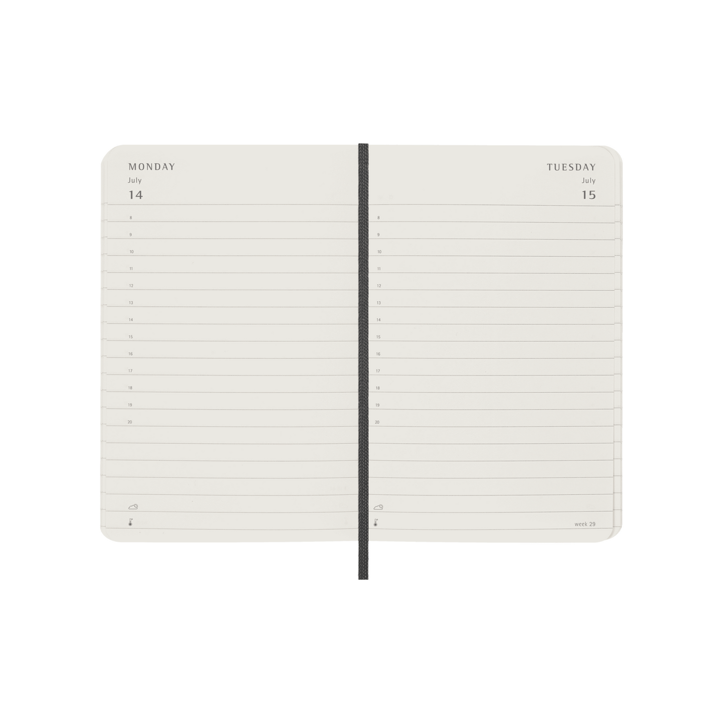 2025 Pocket Planner | DAILY Softcover - BLACK