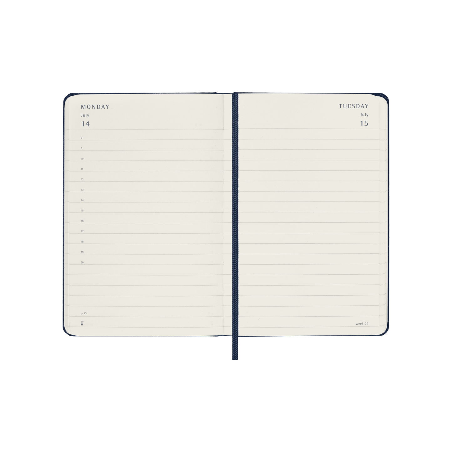 2025 Pocket Planner | DAILY Hardcover - BLUE