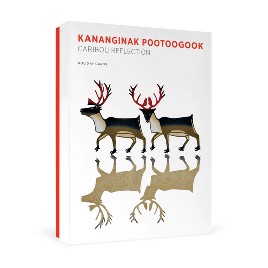 Boxed Christmas Cards | Kananginak Pootoogook: CARIBOU REFLECTION #C314