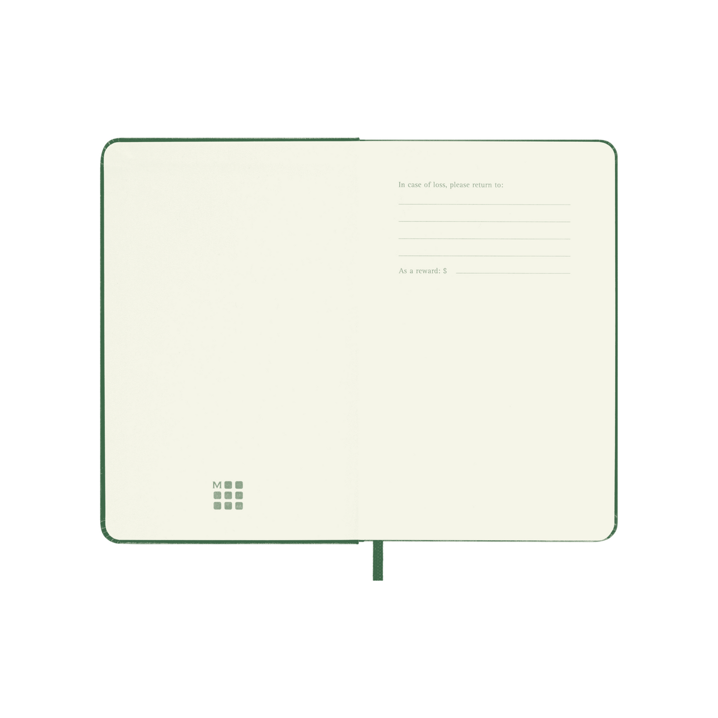 2025 Pocket Planner | WEEKLY Notebook Hardcover - GREEN