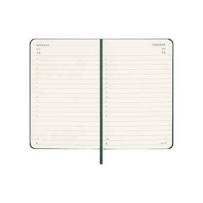 2025 Pocket Planner | DAILY Hardcover - GREEN