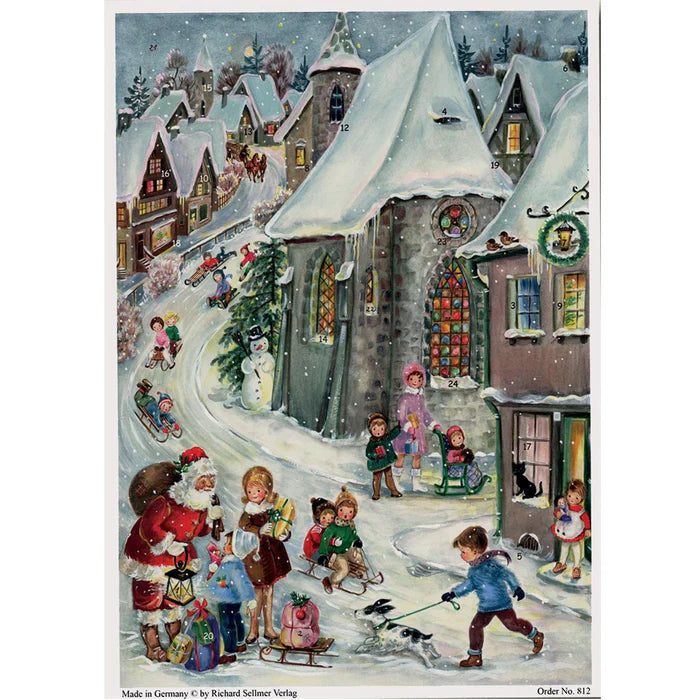 Advent Calendar | Small (A4) - Fun with the Sledge #812