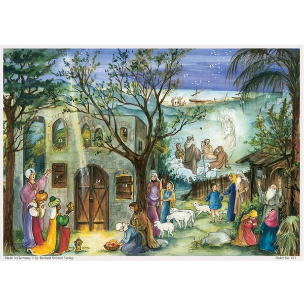 Advent Calendar | Small (A4) - Stable of Bethlehem #811